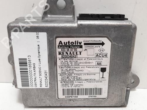 Airbag module RENAULT SCÉNIC II (JM0/1_) 1.9 dCi (JM0G, JM12, JM1G, JM2C) (120 hp) 12726782