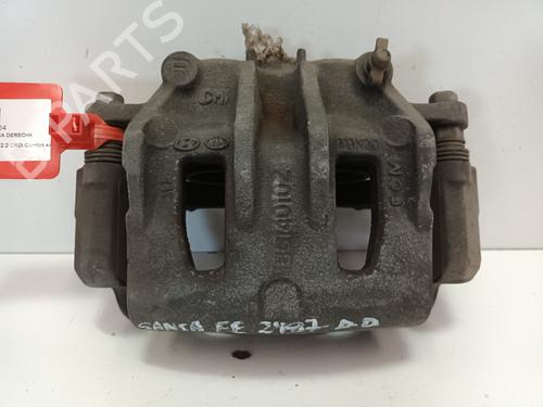 Used Right front brake caliper HYUNDAI SANTA FÉ II (CM) 2.2 CRDi GLS (150 hp) 12814149