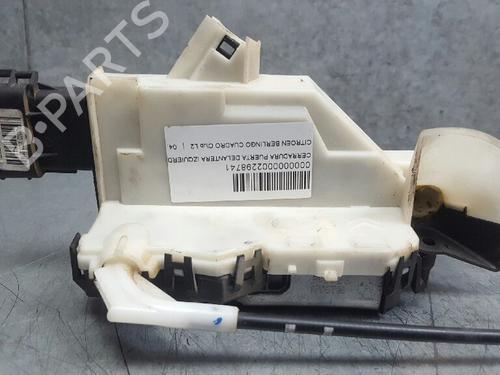 Used Front left lock CITROËN BERLINGO MULTISPACE (B9) 1.6 BlueHDi 100 (99 hp) 12750476