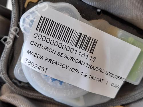 Rear left seatbelt MAZDA PREMACY (CP)  | BP12930817I29 