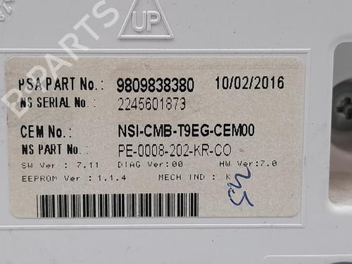 Instrument cluster PEUGEOT 308 II (LB_, LP_, LW_, LH_, L3_)  | BP18412365C47 