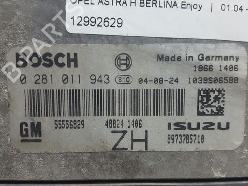 Engine control unit (ECU) OPEL ASTRA H (A04) 1.7 CDTI (L48) | BP12715093M57 