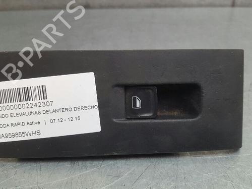 Right front window switch SKODA RAPID (NH3, NK3, NK6) 1.6 TDI (105 hp) 5JA959855 | 5JA959855 |