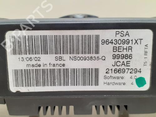 Climate control PEUGEOT 307 (3A/C) 2.0 HDi 90 | BP12763600I5 