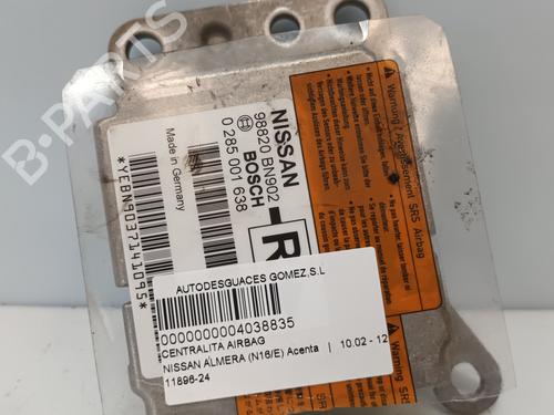Used ECU airbags NISSAN ALMERA II (N16) 2.2 dCi (112 hp) 20076030