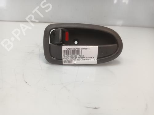 Venstre bagtil invendig håndtag HYUNDAI MATRIX (FC) 1.5 CRDi (82 hp) 27934162