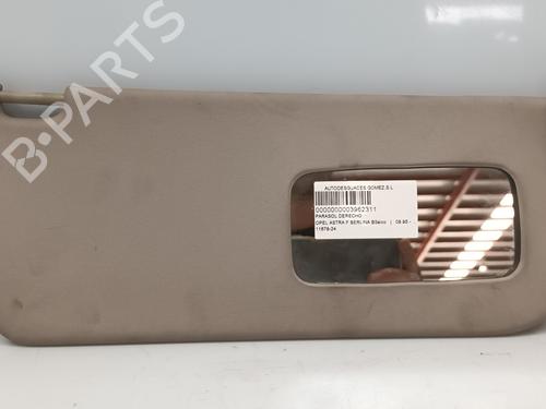 Used Right sun visor OPEL ASTRA F Saloon (T92) 1.6 i 16V (F19, M19) (100 hp) 19032200