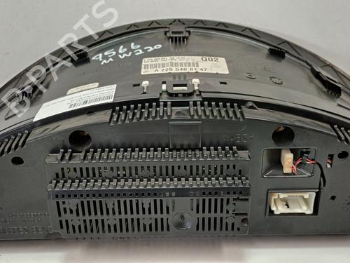 Instrument cluster MERCEDES-BENZ S-CLASS (W220) S 320 CDI (220.026, 220.126) | BP12783466C47 