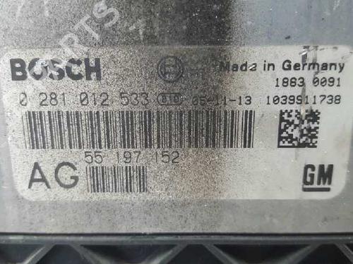Engine control unit (ECU) OPEL VECTRA C (Z02) 1.9 CDTI (F69) | BP12762721M57 