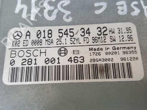 Engine control unit (ECU) MERCEDES-BENZ C-CLASS T-Model (S202) C 250 T Turbo-D (202.188) | BP12689904M57 