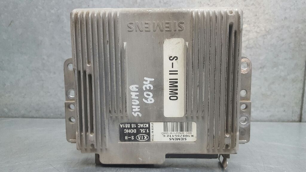BBENI樣確認專用 Engine control unit (ECU) KIA SHUMA I (FB) 1.5 i 16V (AFB242
