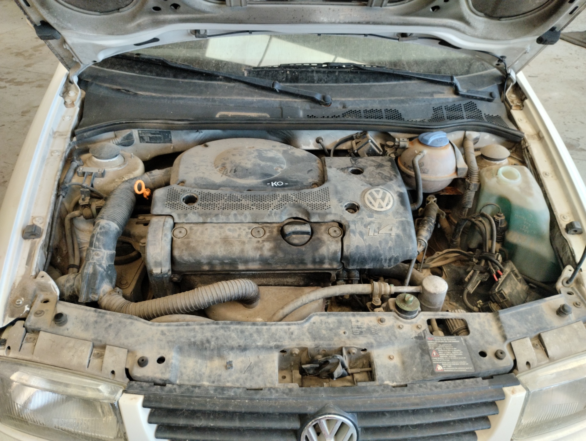 Motor Polo Classic 1998 VW Polo 8V BAH 02-09 Bare Engine Top