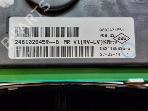 Instrument cluster DACIA LOGAN MCV II TCe 90 (K8M1, K8MA, K8AC) | BP12152082C47 