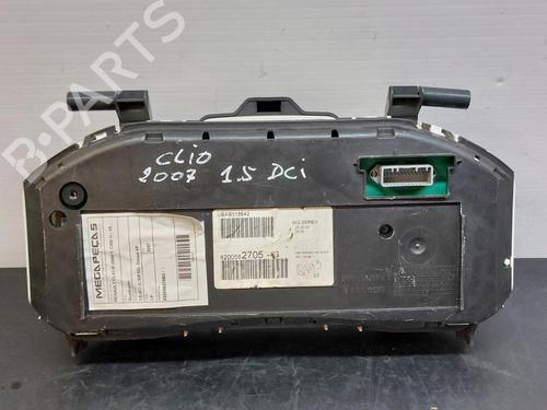 Instrument cluster RENAULT CLIO III (BR0/1, CR0/1) 1.5 dCi (C/BR0G, C/BR1G) | BP12153320C47 