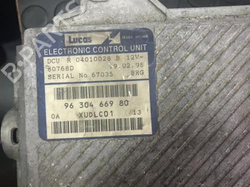 Engine control unit (ECU) PEUGEOT 406 (8B)  | BP12153683M57 