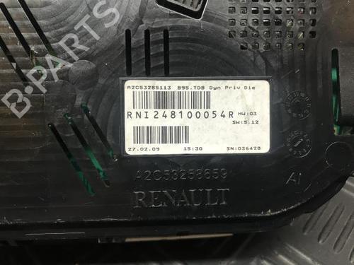 Instrument cluster RENAULT MEGANE III Hatchback (BZ0/1_, B3_) 1.5 dCi (BZ09, BZ0D, BZ1W, BZ29, BZ14) | BP12154178C47 