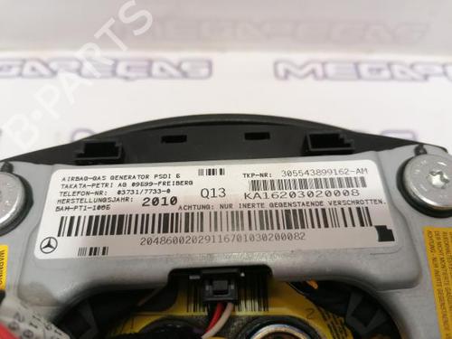 Driver airbag MERCEDES-BENZ C-CLASS (W204) C 220 CDI (204.002) | BP12154284C9 