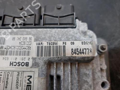 Engine control unit (ECU) PEUGEOT 307 SW (3H) 1.6 HDI 110 | BP12154455M57 