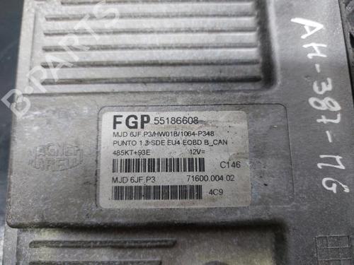 Engine control unit (ECU) FIAT PUNTO (188_) 1.3 JTD 16V | BP12154577M57 