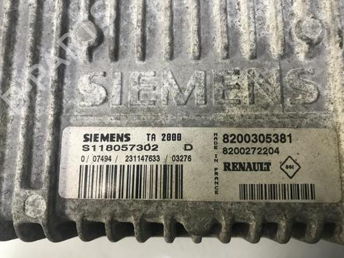 Gearbox control unit RENAULT MEGANE II (BM0/1_, CM0/1_) 1.6 16V (BM0C, CM0C) | BP12272988M52 