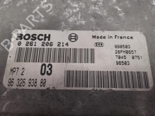 Engine control unit (ECU) PEUGEOT 306 (7B, N3, N5) 1.6 | BP12155830M57 