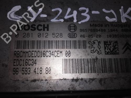 Engine control unit (ECU) PEUGEOT 206 Hatchback (2A/C) 1.4 HDi eco 70 | BP12155936M57