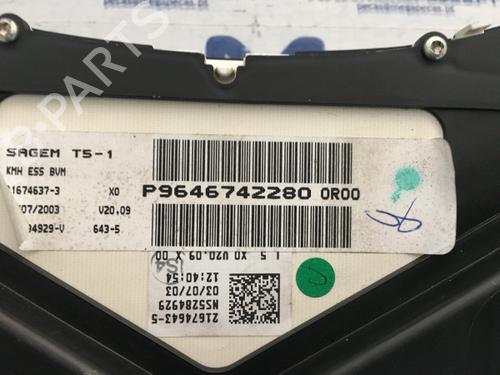 Instrument cluster PEUGEOT 307 (3A/C) 1.6 16V | BP12155987C47 