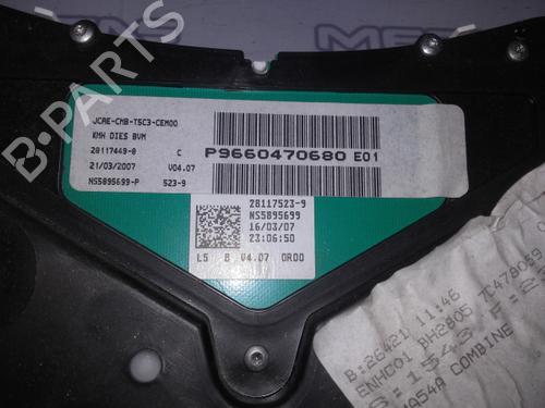 Cockpit PEUGEOT 307 SW (3H) 1.6 HDI 110 | BP12156582C47 