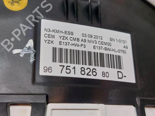 Instrument cluster PEUGEOT 208 I (CA_, CC_) 1.2 PureTech 82 | BP12156679C47 
