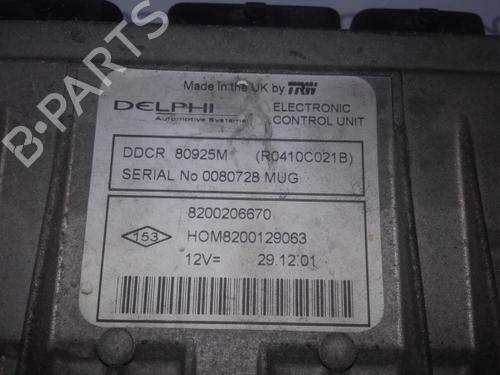 Engine control unit (ECU) RENAULT CLIO II Hatchback Van (SB0/1/2_) 1.5 dCi (SB07) | BP12156848M57 