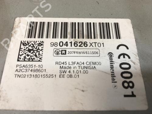 Radio PEUGEOT 207 SW (WK_) 1.6 HDi | BP12157270E6 