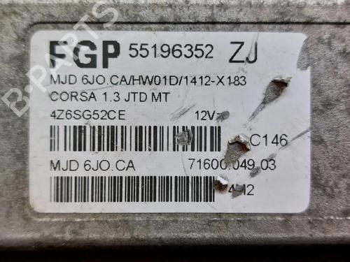 Motorstyringsenhed OPEL CORSA C (X01)  | BP12157928M57 