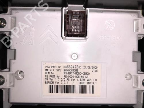 Instrument cluster PEUGEOT 3008 I MPV (0U_) 1.6 HDi | BP12158031C47 