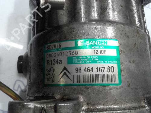 AC compressor PEUGEOT 406 (8B) 2.0 HDI 110 | BP12158432M34 