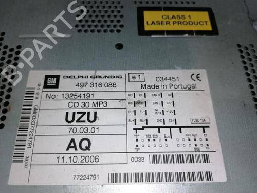 Bilradio OPEL CORSA D (S07)  | BP12161130E6 