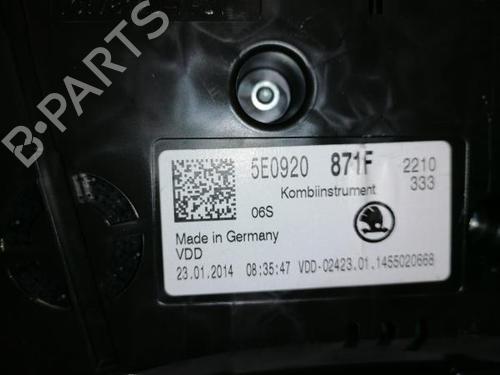 Instrument cluster SKODA OCTAVIA III Combi (5E5, 5E6) 2.0 TDI RS | BP12162709C47 