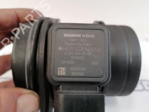Mass air flow sensor MERCEDES-BENZ A-CLASS (W169) A 180 CDI (169.007, 169.307) | BP12162818M95 
