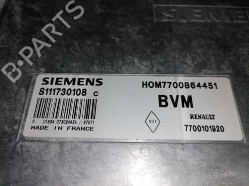 Engine control unit (ECU) RENAULT MEGANE I (BA0/1_) 1.4 e (BA0E, BA0V) | BP12163583M57 