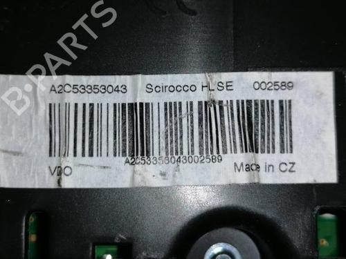 Instrument cluster VW SCIROCCO III (137, 138) 2.0 TDI | BP12163748C47 
