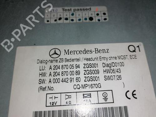 Bilradio MERCEDES-BENZ C-CLASS (W204) C 220 CDI (204.008) | BP12163774E6 
