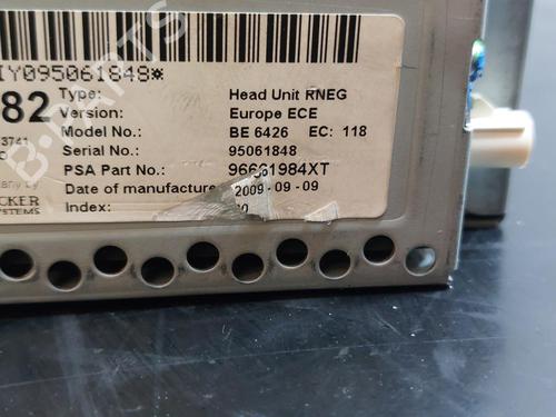 Radio PEUGEOT 3008 I MPV (0U_) 1.6 HDi | BP12266975E6 