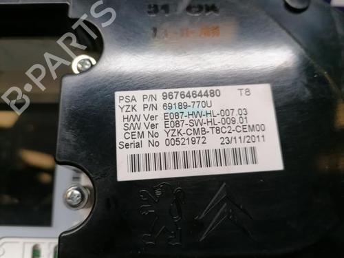 Instrument cluster PEUGEOT 3008 I MPV (0U_) 1.6 HDi | BP12164066C47 
