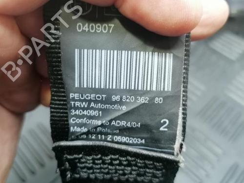 Rear left belt tensioner PEUGEOT 3008 I MPV (0U_) 1.6 HDi | BP12351203C89 