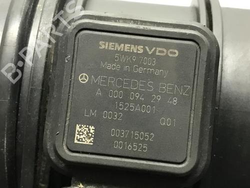 Mass air flow sensor MERCEDES-BENZ A-CLASS (W169) A 180 CDI (169.007, 169.307) | BP12164342M95 