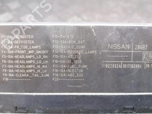 Fuse box NISSAN QASHQAI I (J10, NJ10) 1.5 dCi | BP12164983E1 