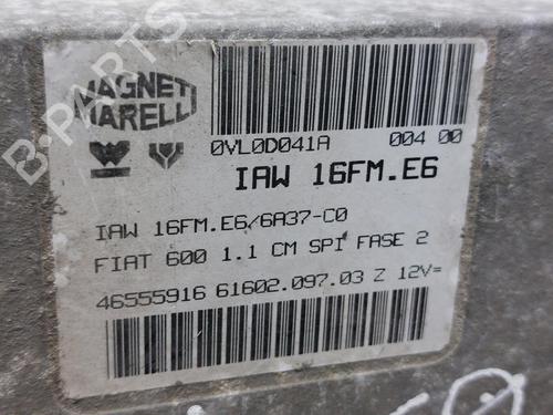 Engine control unit (ECU) FIAT SEICENTO / 600 (187_) 1.1 (187AXB, 187AXB1A, 187AXC1A02) | BP12166689M57 