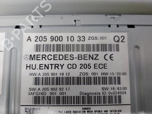 Radio MERCEDES-BENZ C-CLASS (W205) C 180 BlueTEC / d (205.036) | BP12267142E6 