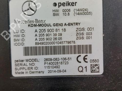 Electronic module MERCEDES-BENZ C-CLASS (W205) C 180 BlueTEC / d (205.036) | BP12272682M83 