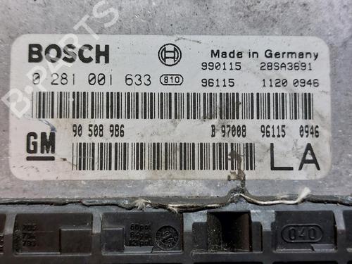 Engine control unit (ECU) OPEL VECTRA B (J96) 2.0 DTI 16V (F19) | BP13087012M57 