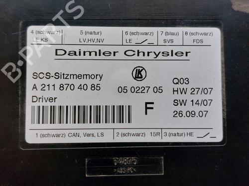 Electronic module MERCEDES-BENZ CLS (C219) CLS 320 CDI (219.322) | BP13397794M83 